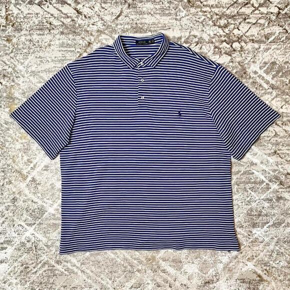 Ralph Lauren Other - Polo Ralph Lauren 3XLT Striped Polo Shirt Navy White | Big & Tall 3XL